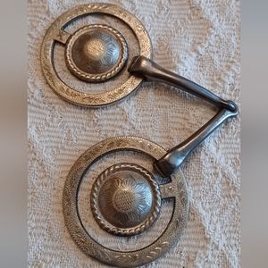 Snaffle Bit 5in with Floral Scroll